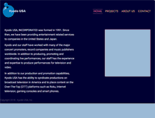 Tablet Screenshot of kyodo-usa.com